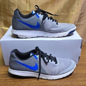 Nike Flex Experience Size 8.5 Men's Gray and Blue Running Shoes